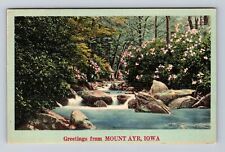 Mount Ayr IA-Iowa, Scenic General Greetings, Antique, Vintage Postcard picture