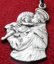 Vintage St Anthony's Tongue Relic Sterling Medal Finder of Lost Objects Husbands picture