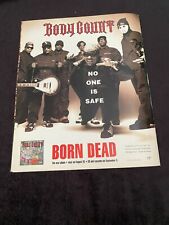BODY COUNT with ICE-T 1994 ad & BEASTIE BOYS & ERIC CLAPTON & TONI BRAXTON picture