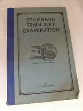 1937 Train Rule Examination Book Railroad - Trainmasters & Examining Officer picture