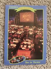 DISNEY WORLD MGM STUDIOS Sci-Fi Dine-in Theater POSTCARD & Evaluation Card picture
