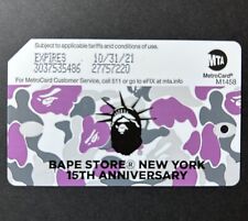 BAPE STORE Limited Edition MetroCard for Collectors Only picture