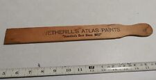 Vintage Wetherill's Atlas Paints Advertising Paint Stir Stick picture