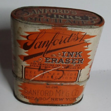 Vintage Sanford's Ink Eraser Tin #298 picture