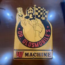 70'S STYLE DR. OLDSMOBILE'S WMACHINE Tin Metal Embossed Sign OFFICIAL GM LICENSE picture