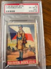 1936 Soldier boy Gum Card Czech Soldier PSA 6 picture