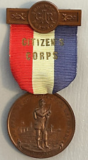 Norwich Connecticut Civil War Medal GAR Sedgwick Post Francis Plummer SEE VIDEO picture
