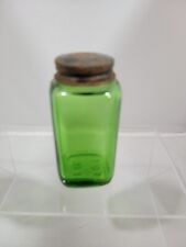 Vintage Duraglass Green Medicine Bottle 1950s/60s picture