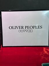 NEW OLIVER PEOPLE SIGN, POSTER, DISPLAY.  COLOR GRAY, SIZE LARGE, 1 LB 6 OZ picture