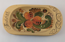 Rosemaling Norwegian Hand-Painted Tray - 8
