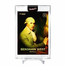 BENJAMIN WEST British American Artist Holo Gold Card 2023 GleeBeeCo #BNB6-G 1/1 picture