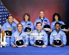 SPACE SHUTTLE CHALLENGER CREW PORTRAIT STS-51L MISSION  8X10 NASA PHOTO (EP-423) picture