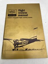 Vintage 1974 Cessna Pilot  Center Flight Review Manual Paperback picture