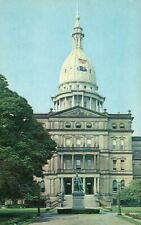 Postcard MI Lansing Michigan State Capitol Unposted Chrome Vintage PC G4122 picture