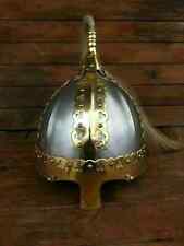 Medieval Viking Helmet Brass Knight Viking Designer Helmet Knight Helmet picture
