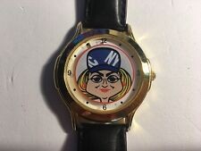 Vintage~*HILLARY CLINTON WATCH*~Commemorative Campaign~*CHANGING HAT*~Runs Great picture