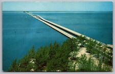 Gandy Bridge Tampa Bay Saint Petersburg Florida Birds Eye View Coast Postcard picture