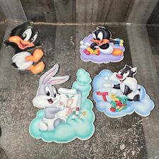 Vtg 1998 Looney Tunes Warner Bros Baby Bugs Bunny Sylvester Donald Duck Wall Art picture