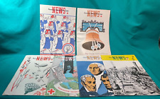 1963-1964 VINTAGE SIX AMERICAN JUNIOR RED CROSS NEWS MAGAZINES picture