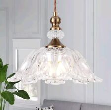 Vintage Small Glass Pendant Light Fixtures for Kitchen Island 10.6