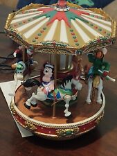 Disney A Mickey Holiday Go Round Music Christmas Carousel 1996 by Mr. Christmas  picture