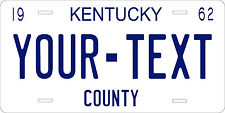 Kentucky 1962 License Plate Personalized Custom Car Auto Bike Motorcycle Moped picture