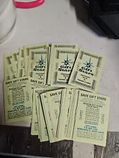 Vintage Old Gold Cigarettes 5 Gift Stars Trading Stamps (Lot Of 4 Stamps) picture