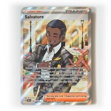 Pokemon - Salvatore - 202/162 - SV Temporal Forces - Full Art Trainer Card picture