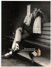 1987 Pepto-Bismol Print Ad, Whitey Herzog Baseball Manager Skipper After Loss picture