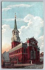 Christ Church Forefathers Worshipped Here Philadelphia PA 1908 Postcard T6 picture