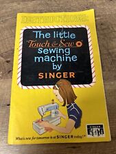 Original Vintage Singer Little Touch & Sew Instruction Book Manual picture