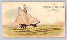 Eureka Spool Silk Sailboat Ships  P617 picture