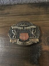 United States US Constitution 200th Anniversary 1987 Commemorative Belt Buckle picture