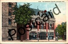 1925 MADISON WI Orpheum Theatre, Northwestern Mutual Life, Bishop postcard jj137 picture
