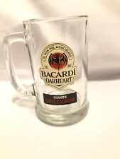 Bacardi Oakheart Spiced Rum Bat 12 Oz Glass Mug Stein Glassware Barware Mancave picture