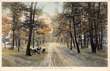 UPICK POSTCARD Road Scene Near Mt. Pocono Pennsylvania c1913 Unposted OLD CAR picture