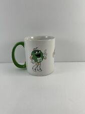 M&M's Green Character Coffee Mug White 2012 Official M&M Licensed Cup D C Handle picture