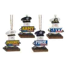 Smore Military Ornament -Select: Navy/Marine/Army/AirForce/CoastGuard/ThankYou picture