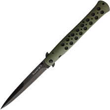 Cold Steel Ti-Lite Pocket Knife Linerlock Green Zy-Ex Folding AUS-8A 26SXPODBK picture