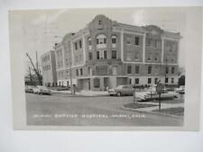 Vtg RPPC Photo Postcard Miami Baptist Hospital Miami OK Oklahoma Street Scene picture