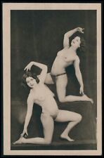 kk French nude woman photogravure Artistic Beauty original old 1920s postcard picture