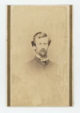 Antique CDV Circa 1870s Handsome Man With Goatee Beard Hollyland Washington, DC picture