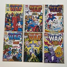 The Infinity War 1 - 6 Complete Set Marvel Comics 1992 Series NM picture