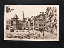 Metz Place de la Gare France Antique Postcard Street View picture