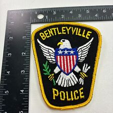 Vintage BENTLEYVILLE POLICE Ohio Police Shoulder Patch 39D6 picture