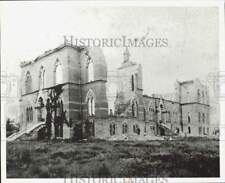 1883 Press Photo Old Main Building at Southern Illinois University After Fire picture