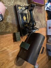 Vintage Singer Sewing Machine, Bentwood Case, picture