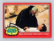 1977 Topps Star Wars Card Ben Kenobi Rescues Luke #72 VG picture