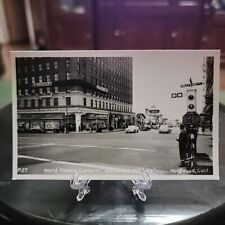 VTG Real Photo Postcard RPPC Corner Of Hollywood And Vine California 1900s  picture
