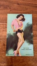 1940's Why We're Barely Acquainted Mutoscope Pin Up Risque Woman picture